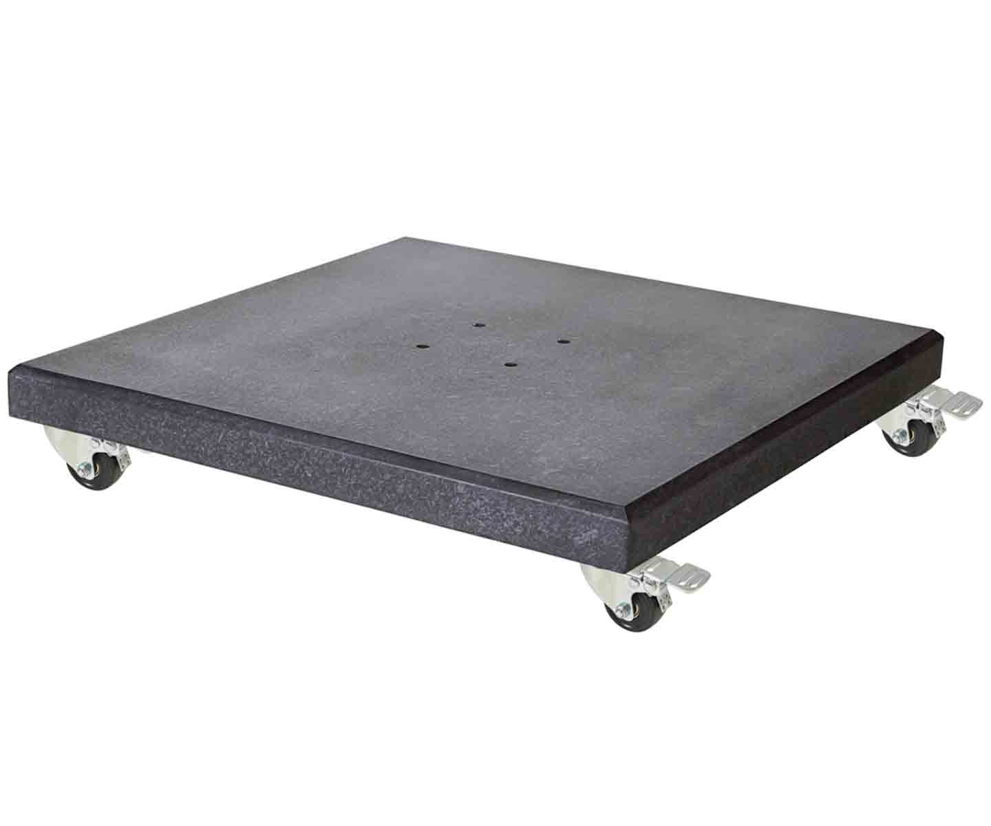 Platinum Modena 90 kg parasolvoet op wielen met XL wielen