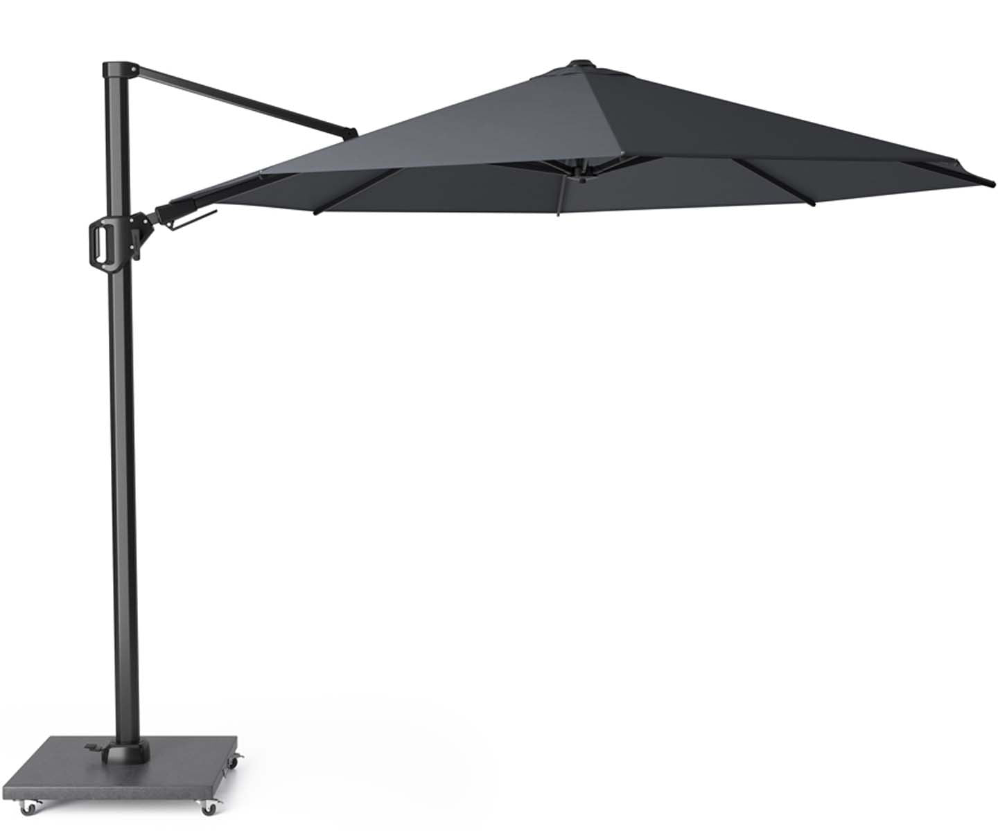 Platinum Challenger parasol T2 350 cm rond cm antraciet