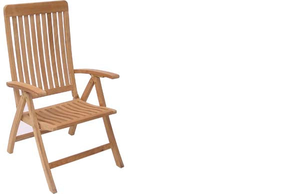 Summer Garden teak verstelbare stoel Texas