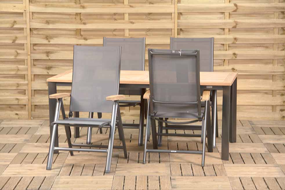 Kettler Cirrus 5 delige tuinset (teak)