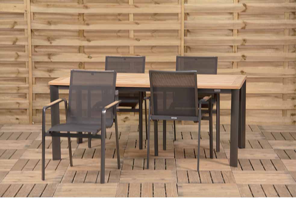 Kettler Diamond delige tuinset (teak)