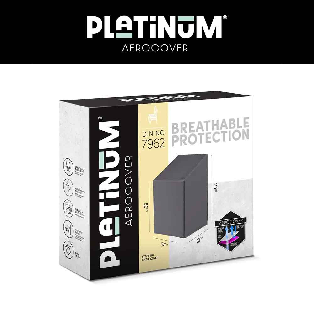 Platinum AeroCover Stapelstoelhoes/ gasveerstoelhoes 67x67xH80/110 (7962)
