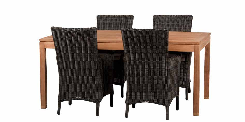 Dining set New Castle rocky-grey