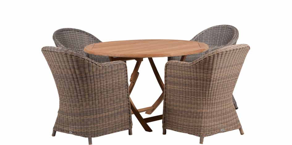 Dining set Malaga natura