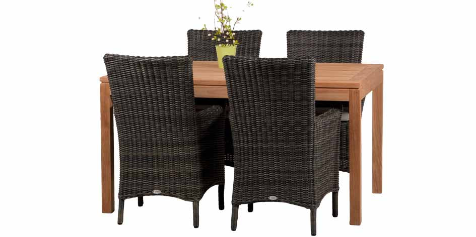Dining set New Castle rocky-grey