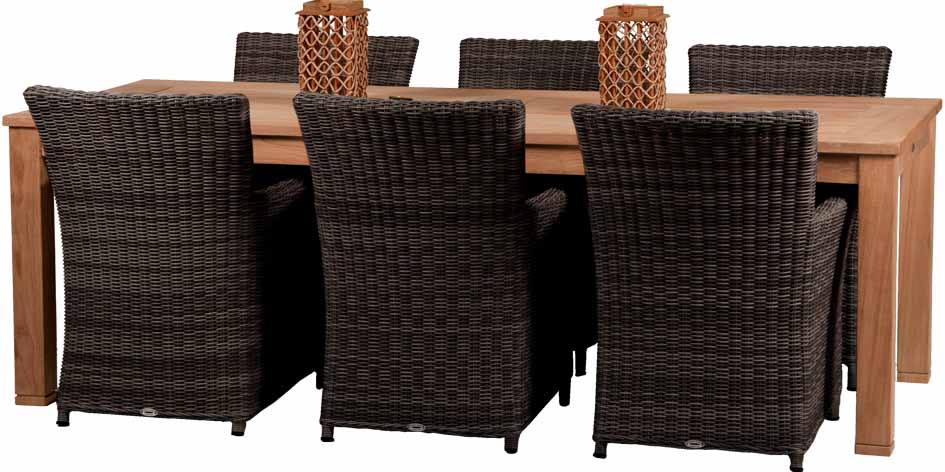 Dining set Brighton rocky-grey
