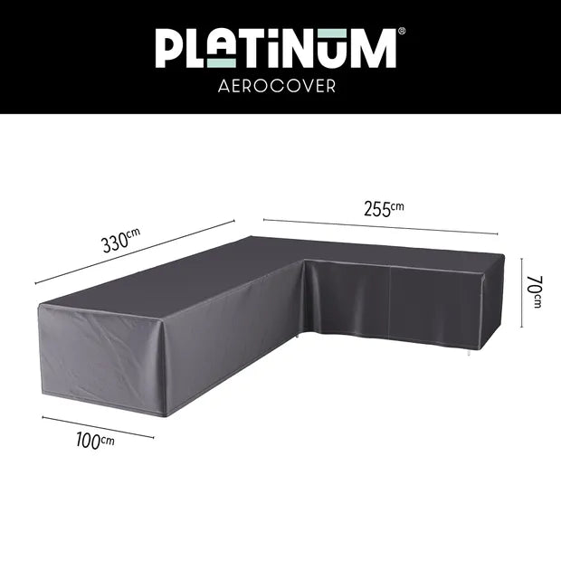 Platinum AeroCover Loungesethoes hoekset rechts 330x255x100xH70 (7947)