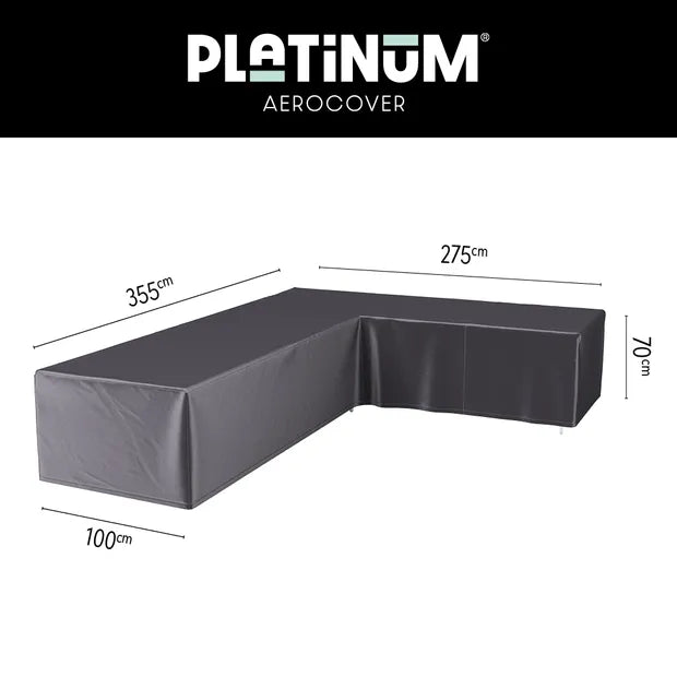 Platinum AeroCover Loungesethoes hoekset rechts 355x275x100xH70 (7949)
