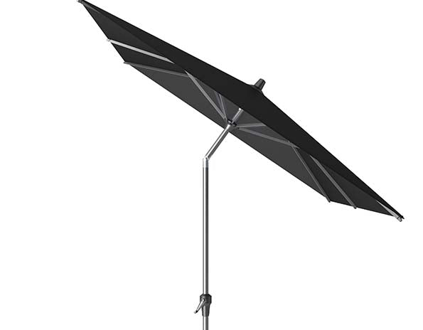 Platinum parasol Riva 300x200 zwart