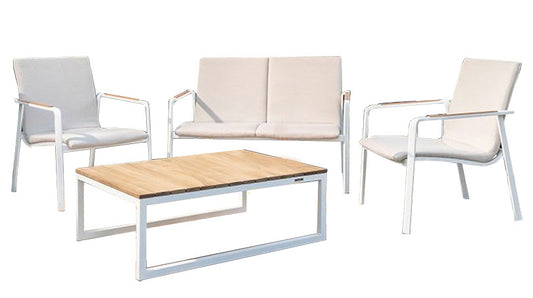 Kettler DIAMOND loungeset - Sunbrella wit